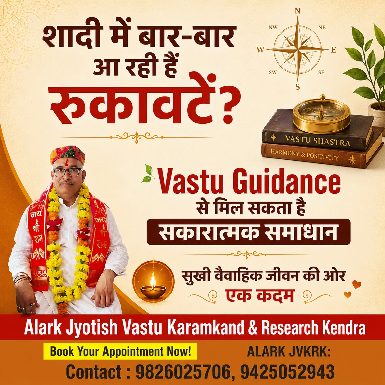 Facing repeated obstacles in marriage Seek Vastu guidance in Indore